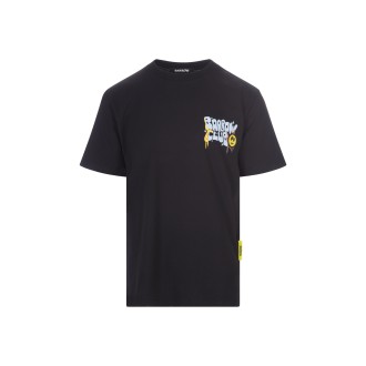 BARROW T-Shirt Nera Con Stampa Barrow Clud