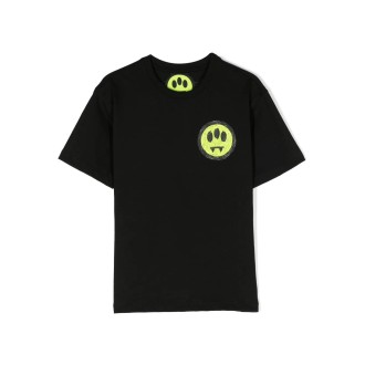 BARROW KIDS T-Shirt Nera Con Logo e Lettering