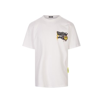 BARROW T-Shirt Bianca Con Stampa Barrow Clud