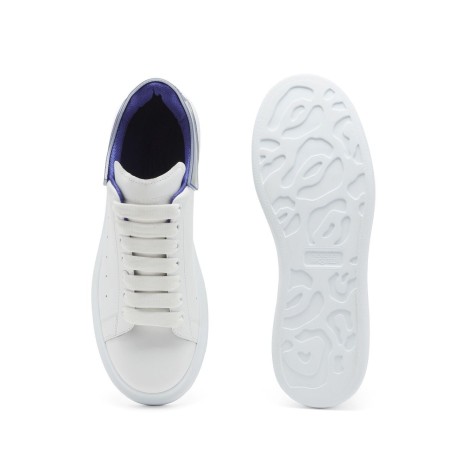 ALEXANDER MCQUEEN Sneaker Oversize in Bianco e Blu Utopia