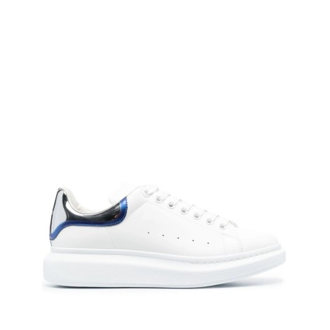 ALEXANDER MCQUEEN Sneakers Oversize In Bianco/Argento/Blu