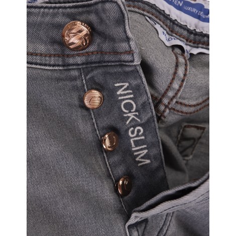 JACOB COHEN Jeans Nick Slim Fit Super Stretch Grigio Medio