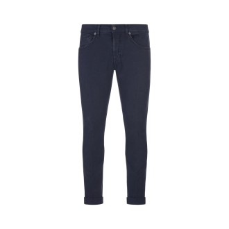DONDUP Jeans George Skinny In Cotone Armaturato Stretch Blu