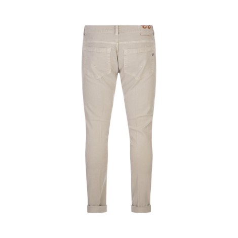 DONDUP Jeans George Skinny In Cotone Armaturato Stretch Beige