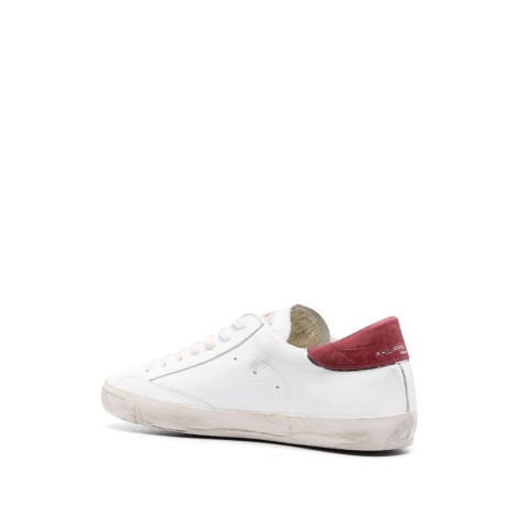 PHILIPPE MODEL Sneakers Paris Low - White and Red