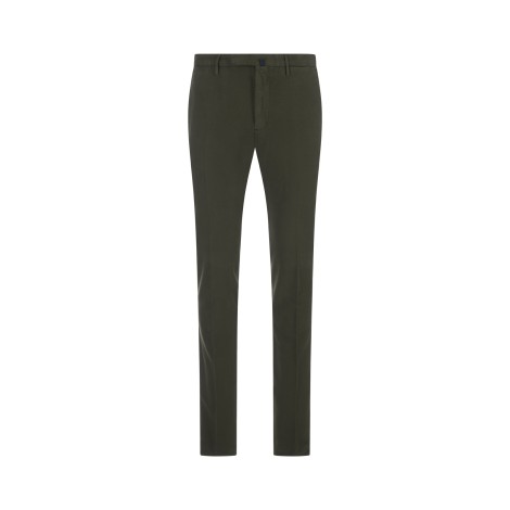 INCOTEX Pantaloni Slim Fit In Doeskin Certificato Verde