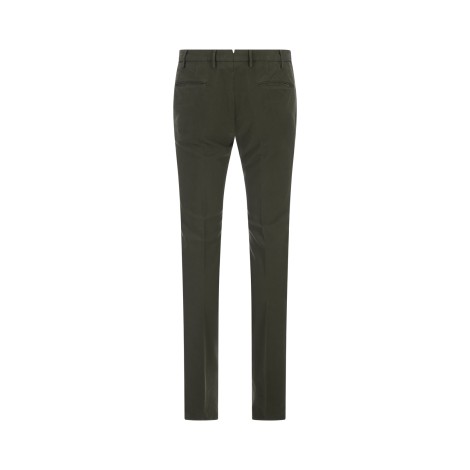 INCOTEX Pantaloni Slim Fit In Doeskin Certificato Verde