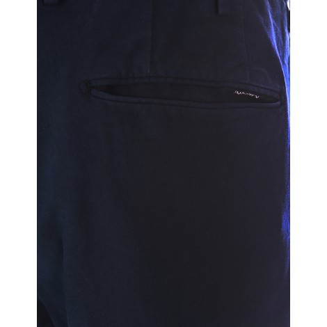 INCOTEX Pantaloni Slim Fit In Doeskin Certificato Blu
