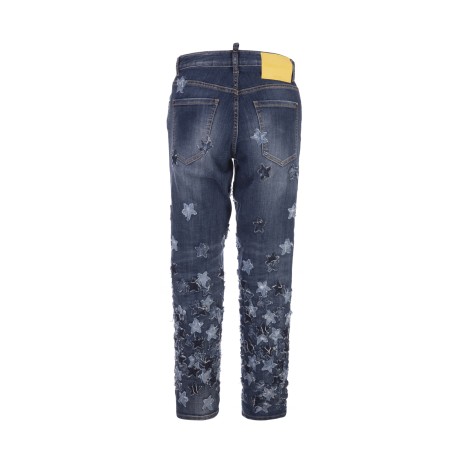 DSQUARED2 Medium Stars Wash Boston Jeans
