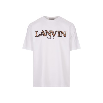 LANVIN T-Shirt Bianca Con Logo Lanvin 