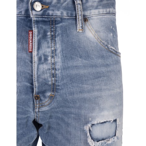 DSQUARED2 Dsquared2 Mid-Rise Distressed Slim-Cut Jeans