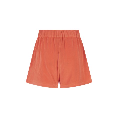 MONCLER Shorts In Spugna Arancione