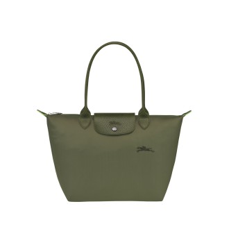 Longchamp `Le Pliage Green` Medium Tote Bag