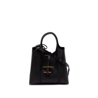 Tod's `T Timeless` Mini Leather Shopping Bag