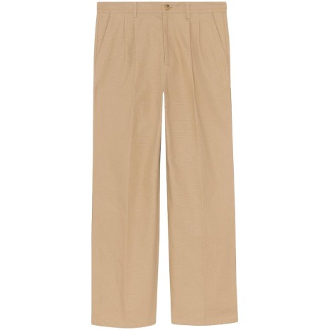 Gucci Dyed Cotton Pants With Patch