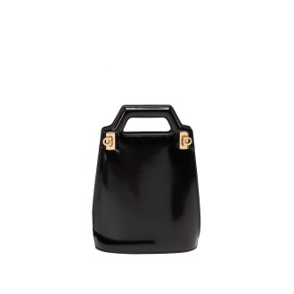 Ferragamo `Wanda Mini` Leather Minibag