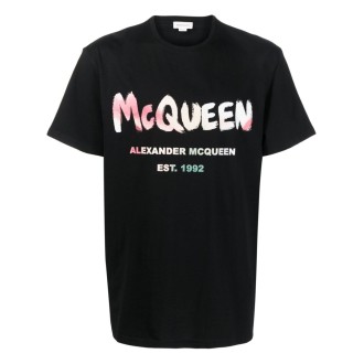 Alexander McQueen `Solarized Graffiti` T-Shirt