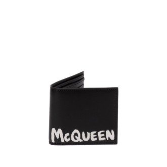Alexander McQueen `Mcqueen Graffiti` Billfold