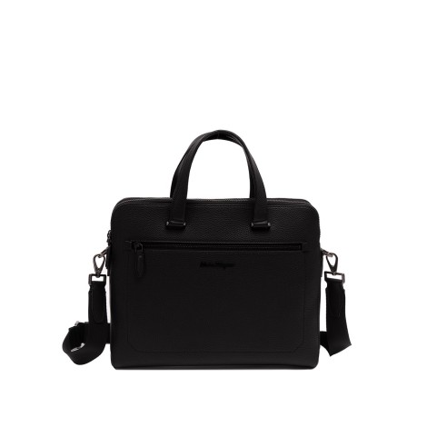 Ferragamo `Firenze` Leather Briefcase