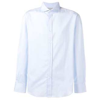 Brunello Cucinelli Slim Fit Shirt With Spread Collar