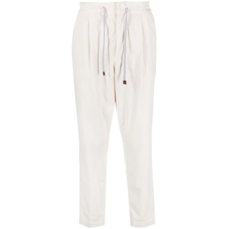 Brunello Cucinelli `Leisure Fit` Pants With Drawstring And Pleat