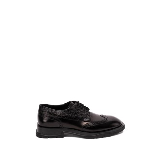 Alexander McQueen Leather Lace-Up Shoes
