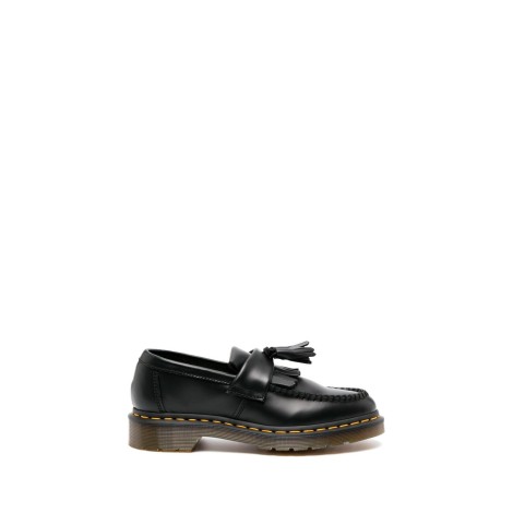 Dr Martens `Adrian Yellow Stitch` Leather Tassle Loafers