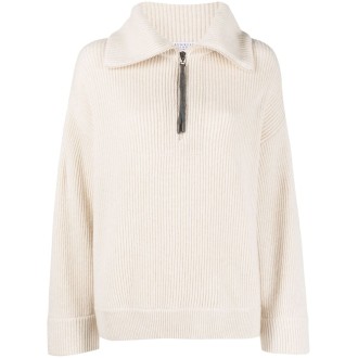 Brunello Cucinelli Half-Zip Sweater