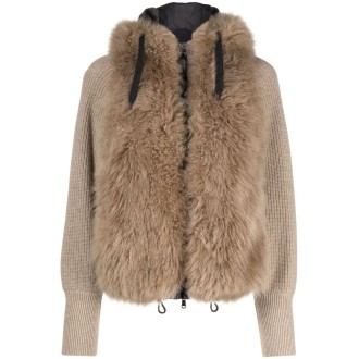 Brunello Cucinelli Full-Zip Fur Jacket
