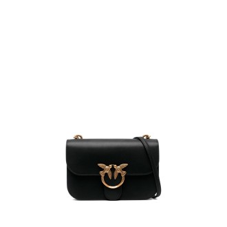 Pinko `Love Bell Classic` Leather Shoulder Bag
