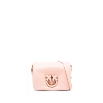 Pinko `Love Click Baby Puff` Leather Buckle Bag