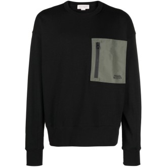 Alexander McQueen `Hybrid` Crew-Neck Sweater
