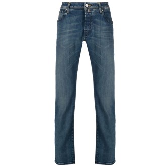 Jacob Cohen `Nick Ltd` 5-Pocket Slim Fit Jeans