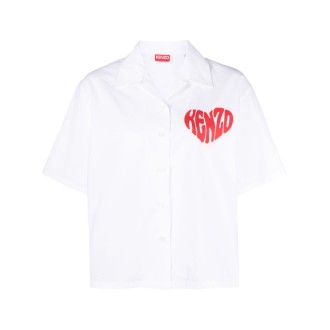 Kenzo `Kenzo Hearts` Hawaiian Shirt