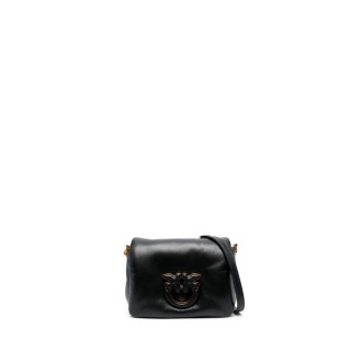 Pinko `Love Click Baby Puff` Leather Buckle Bag