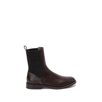 Brunello Cucinelli Leather Ankle Boots