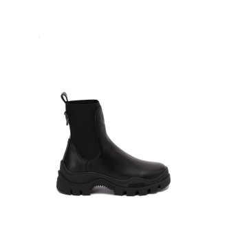 Moncler `Larue` Leather Chelsea Boots