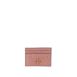 Tory Burch `Kira Moto` Quilted Leather Card Case 