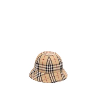Burberry `Check Panel` Bucket Hat