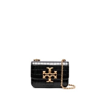 Tory Burch `Eleanor` Embossed Leather Small Convertible Shoulder Bag