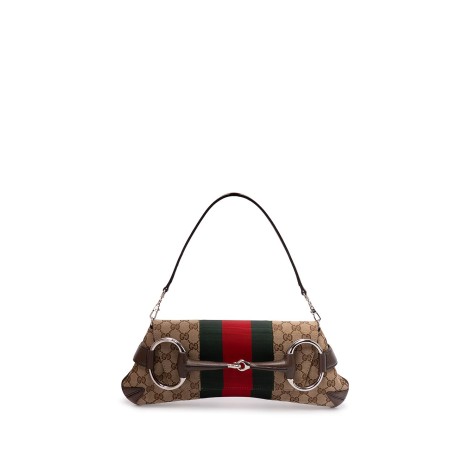 Gucci `New Horsebit` Shoulder Bag