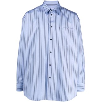 Off White `Ow Emb` Striped Shirt 