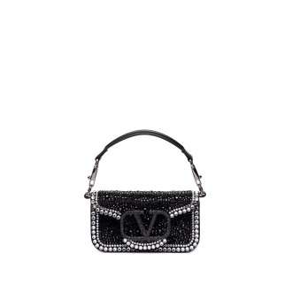 Valentino Garavani `Locò` Small Leather Shoulder Bag