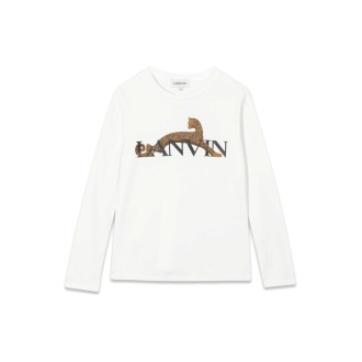 lanvin logo long sleeve t-shirt