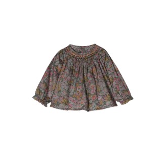 bonpoint griotte smockee blouse