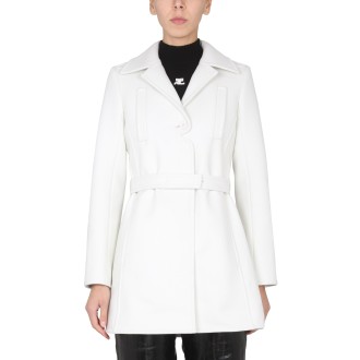 courreges heritage single-breasted coat