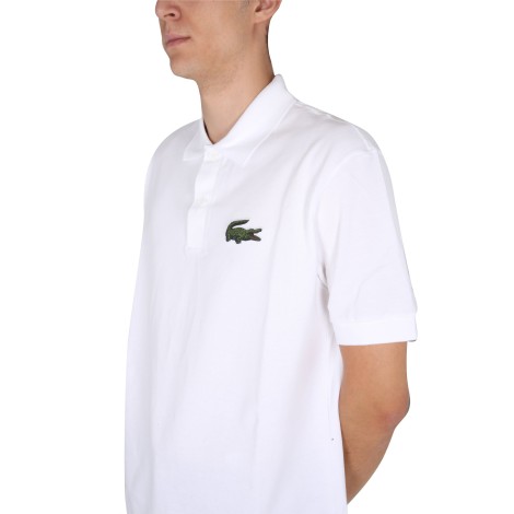 lacoste loose fit polo.