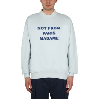 drôle de monsieur slogan sweatshirt