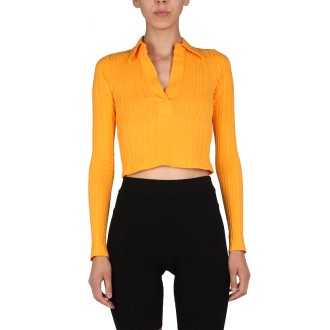 helmut lang cropped polo