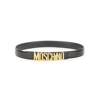 moschino belt with logo